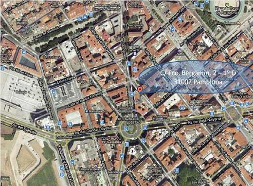 Mapa Epalza procurador Pamplona